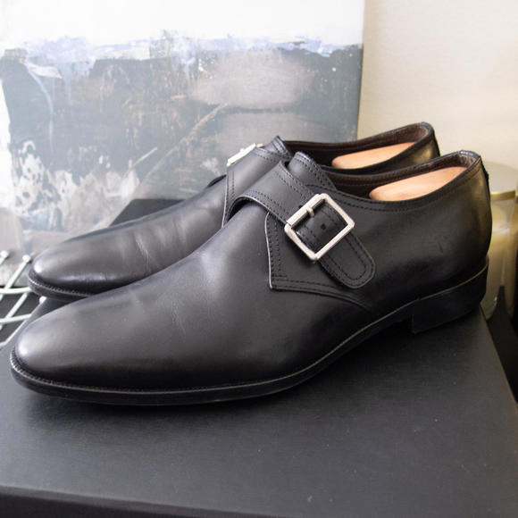 To Boot New York Single Monk Strap Dress Shoes - Picture 6 of 7